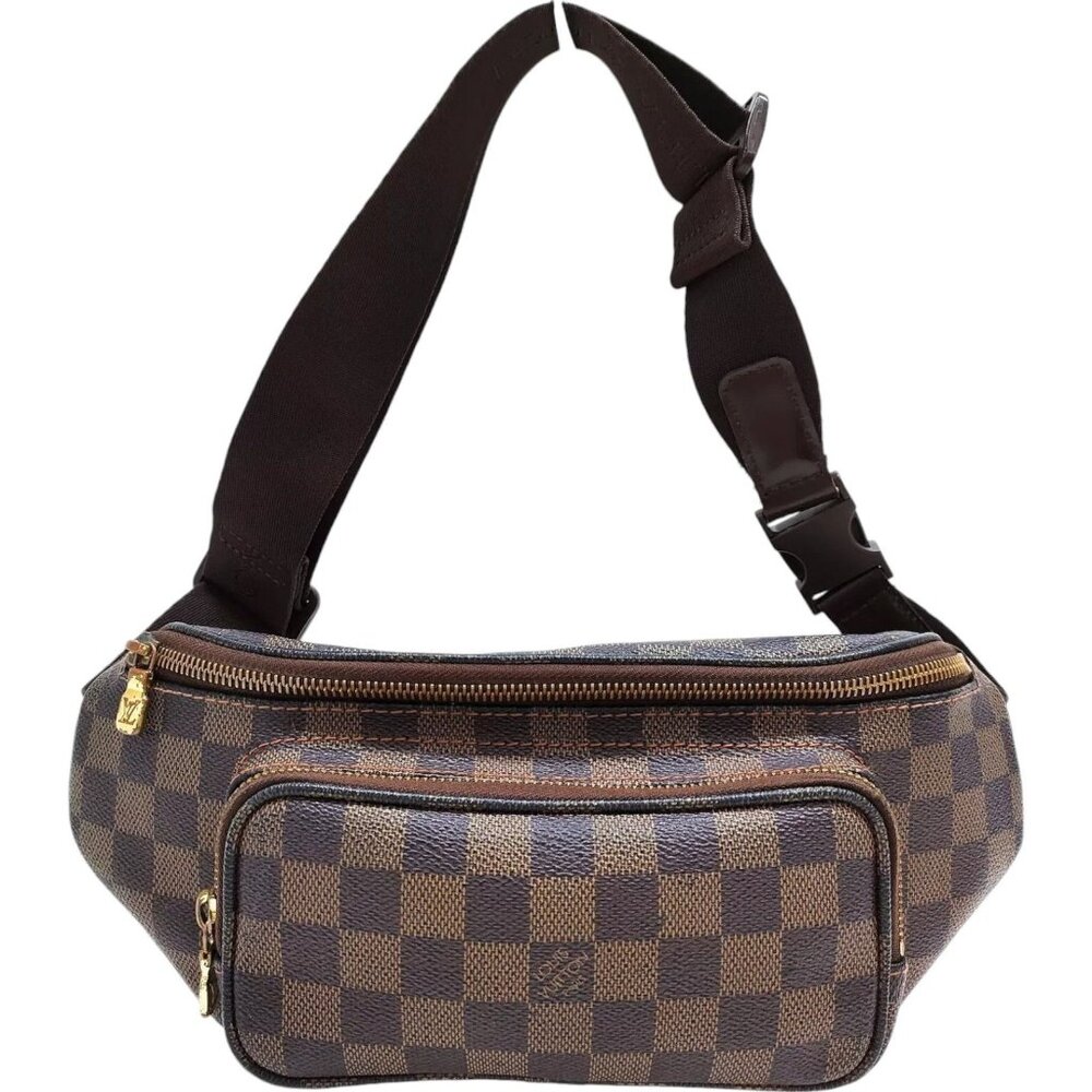 087806AQ (S6) Louis Vuitton Waist Bag Brown Damier